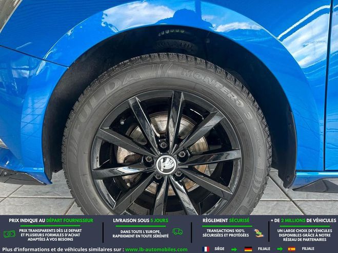 Skoda Fabia 1.2 TSI 90 ch BVM Bleu M�tallique de 2016