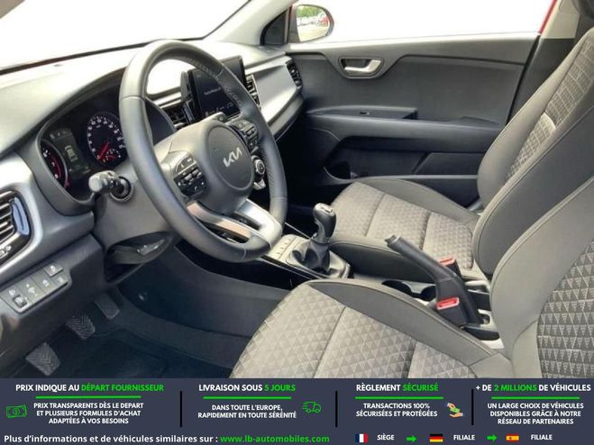 Kia Rio 1.0 T-GDi 100 ch MHEV BVM Rouge M�tallique de 2022