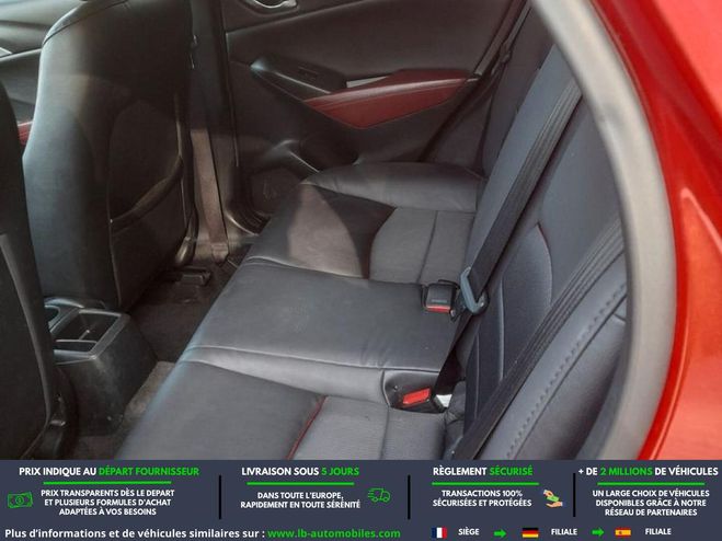 Mazda Cx 3 1.5L Skyactiv-D 105 4x2 Rouge M�tallique de 2017