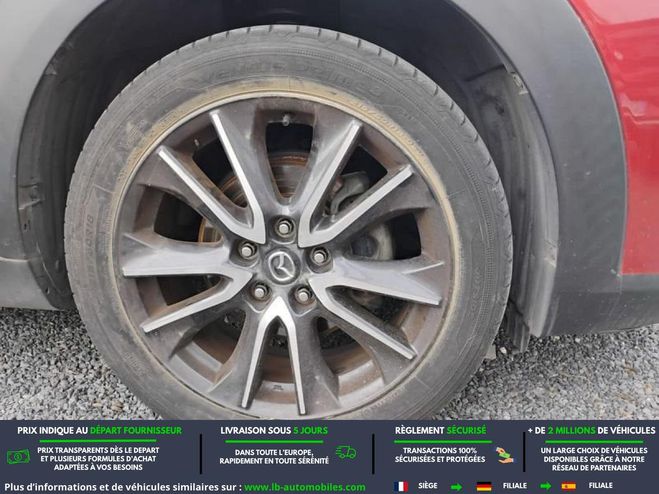 Mazda Cx 3 1.5L Skyactiv-D 105 4x2 Rouge M�tallique de 2018