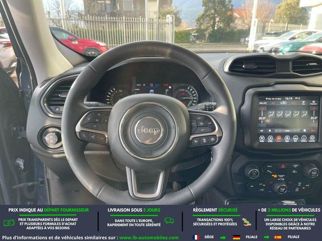 Jeep Renegade 1.3 190 ch PHEV BVA 4xe eAWD Bleu de 2021