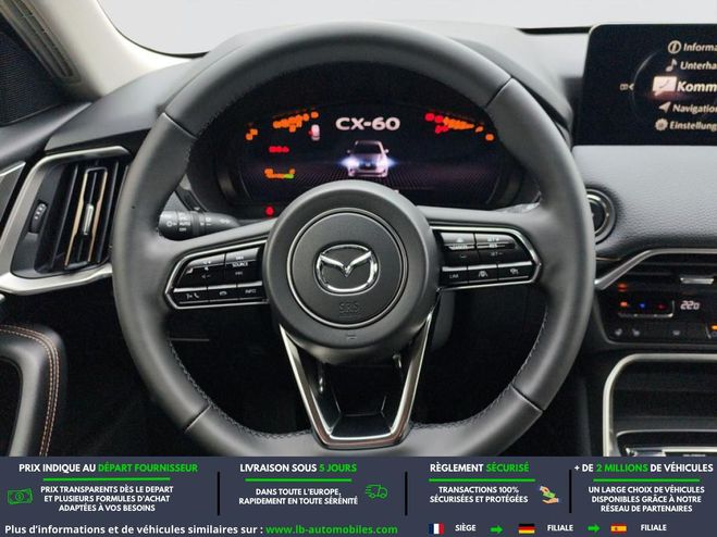 Mazda CX-60 2.5L e-SKYACTIV PHEV 327 ch 4x4 BVA Noir M�tallique de 2026
