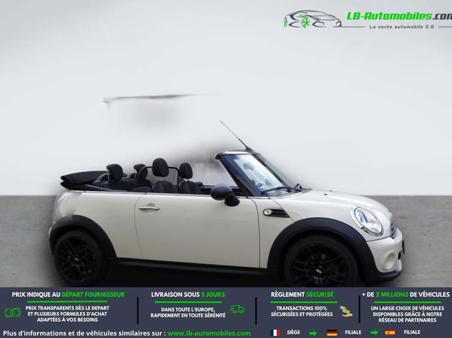 Mini Cabrio 98 ch BVM Blanc de 2014