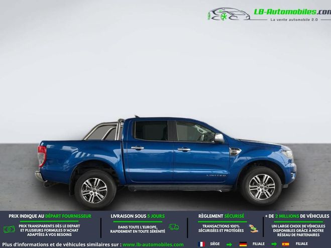 Ford Ranger DOUBLE CABINE 2.0 210 CH BVA Bleu de 2022