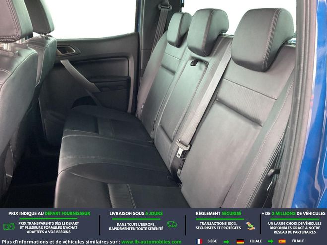 Ford Ranger DOUBLE CABINE 2.0 210 CH BVA Bleu de 2022