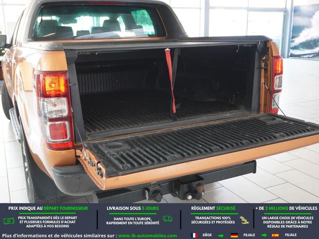 Ford Ranger DOUBLE CABINE 2.0 210 CH BVA Orange M�tallique de 2023