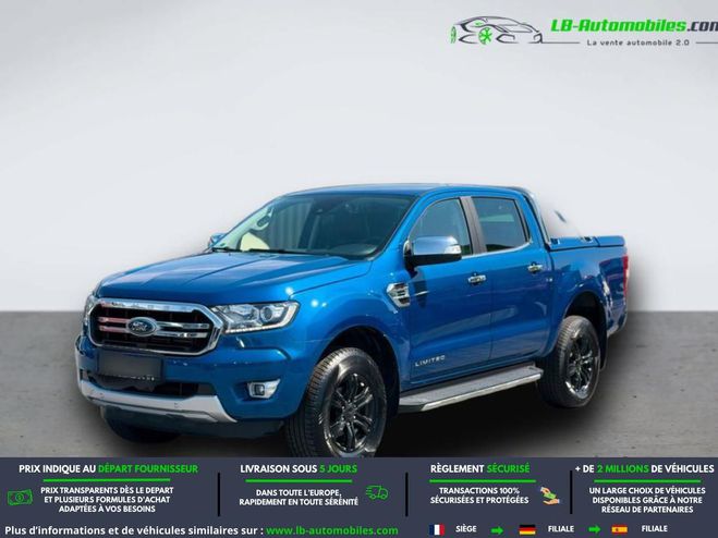 Ford Ranger DOUBLE CABINE 2.0 213 BVA Bleu M�tallique de 2020