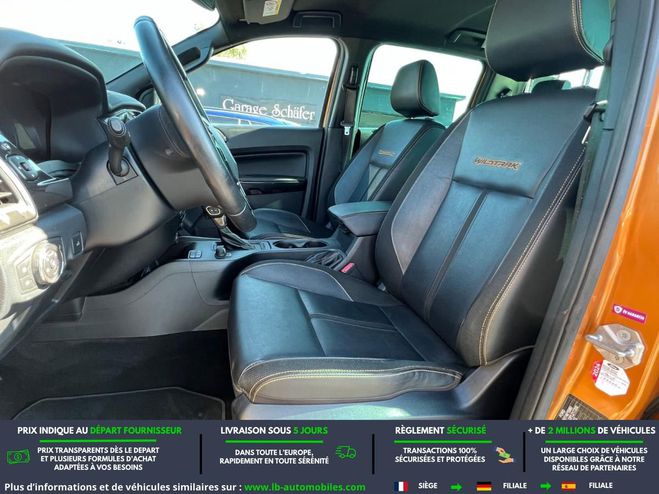 Ford Ranger DOUBLE CABINE 2.0 213 BVA Orange M�tallique de 2020
