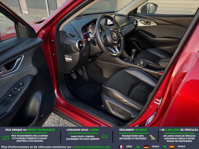 Mazda Cx 3 1.8L Skyactiv-D 115 4x2 Rouge M�tallique de 2019