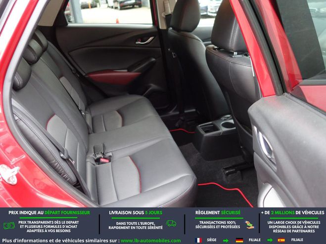 Mazda Cx 3 1.5L Skyactiv-D 105 4x2 Rouge M�tallique de 2017