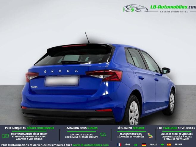 Skoda Fabia 1.0 MPI 65 ch BVM Bleu de 2021