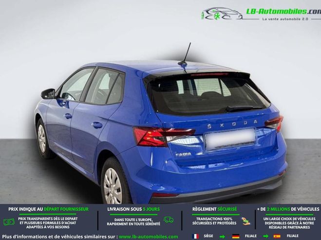 Skoda Fabia 1.0 MPI 65 ch BVM Bleu de 2023