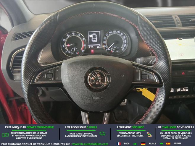 Skoda Fabia 1.2 TSI 110 ch BVM Rouge M�tallique de 2018
