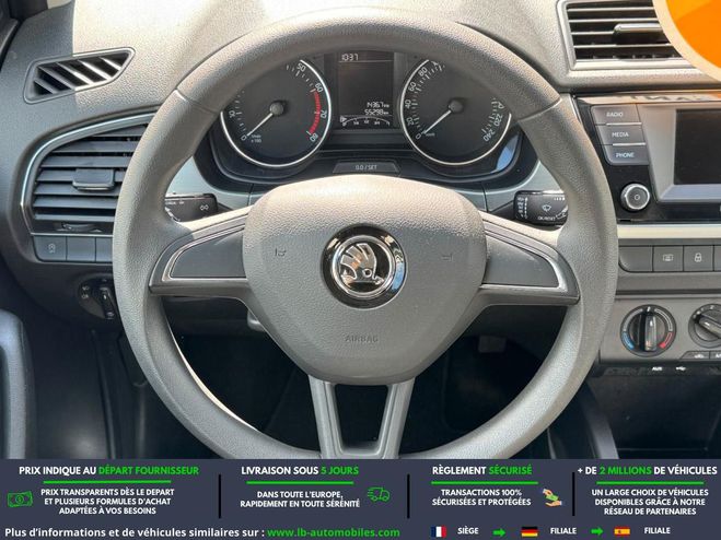 Skoda Fabia 1.0 MPI 75 ch BVM Blanc de 2018