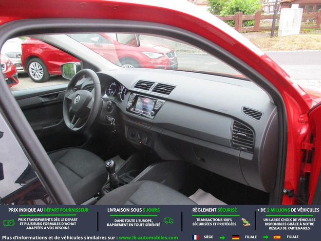 Skoda Fabia 1.0 MPI 60 ch BVM Rouge de 2020