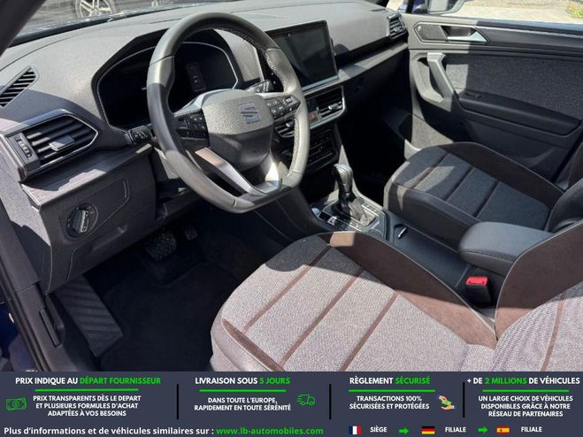 Seat Tarraco 2.0 TSI 190 ch  BVA  5 pl Bleu M�tallique de 2021