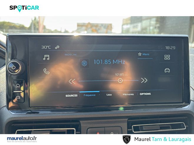 Peugeot Partner PARTNER FOURGON M 650 KG BLUEHDI 100 S&S White de 2025