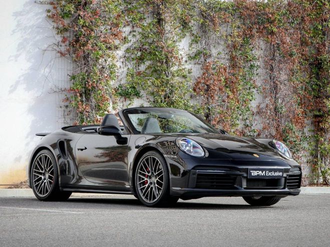 Porsche 911 Cabriolet 3.7 580ch Turbo PDK Noir Intense M�tallis� de 2023