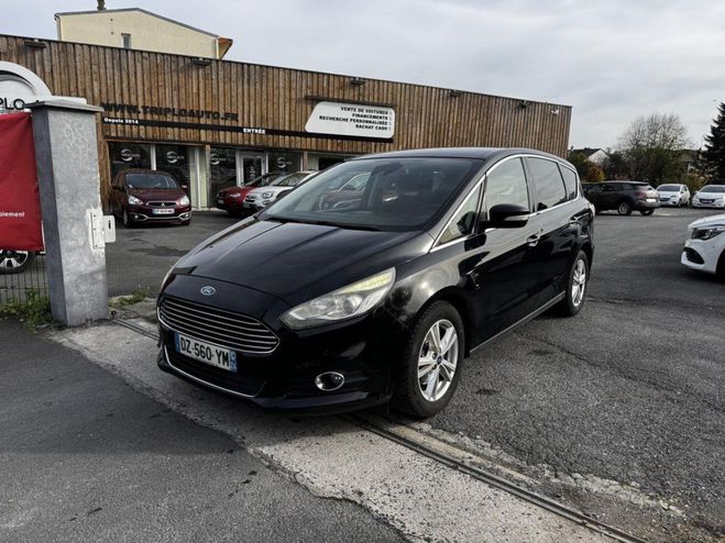 Ford S Max 2.0 TDCi - 150 S&S 7pl Titanium gps   cl NOIR de 2016