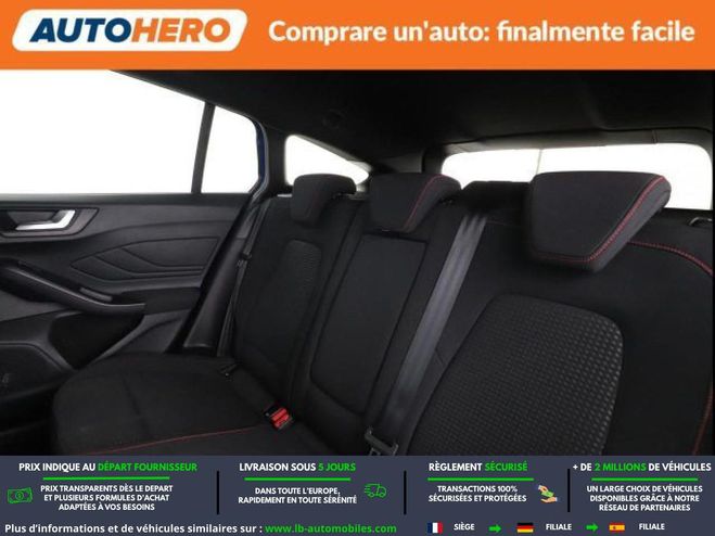 Ford Focus 1.0 EcoBoost 125 mHEV BVA Bleu M�tallique de 2019