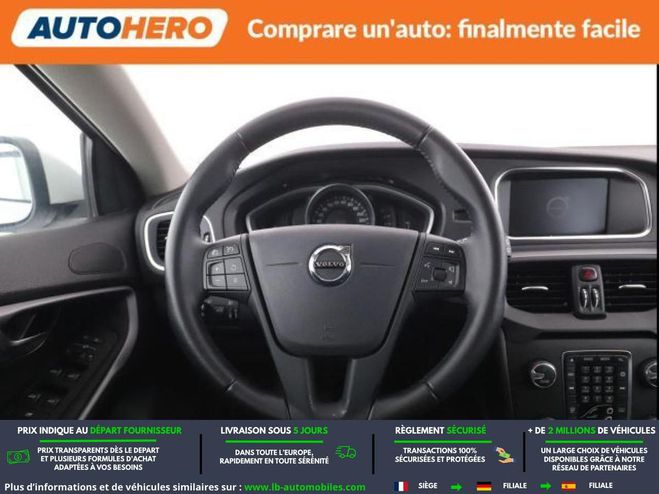Volvo V40 T2 122 ch BVM Blanc M�tallique de 2017