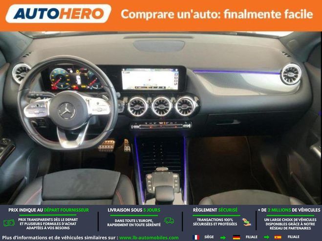 Mercedes Classe GLA 220 d BVA 4Matic Noir M�tallique de 2021