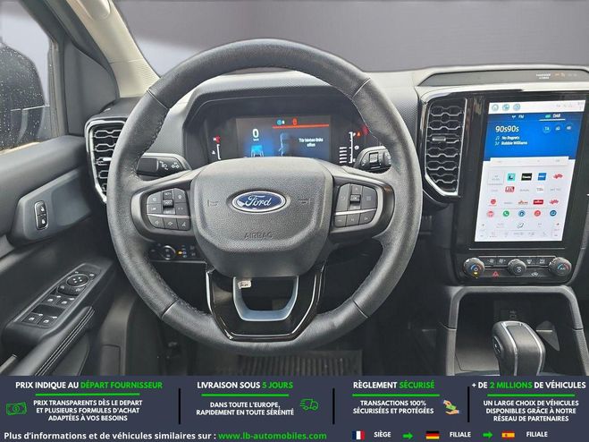 Ford Ranger DOUBLE CABINE 2.0 170 CH BVA 4X4 Noir M�tallique de 2023