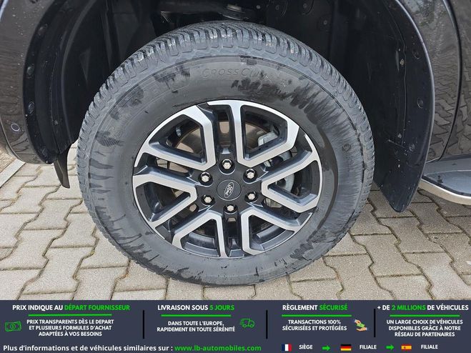 Ford Ranger DOUBLE CABINE 2.0 170 CH BVA 4X4 Noir M�tallique de 2023