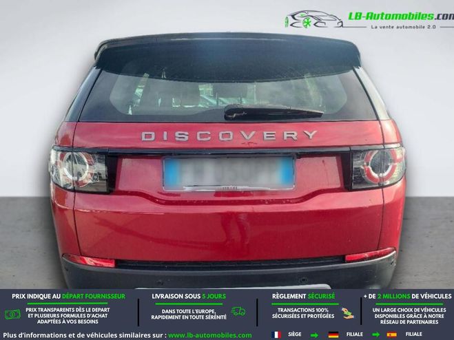 Land rover Discovery TD4 180ch BVM Rouge M�tallique de 2017