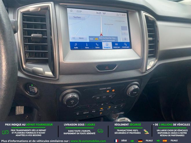Ford Ranger DOUBLE CABINE 2.0 210 CH BVA Noir M�tallique de 2022