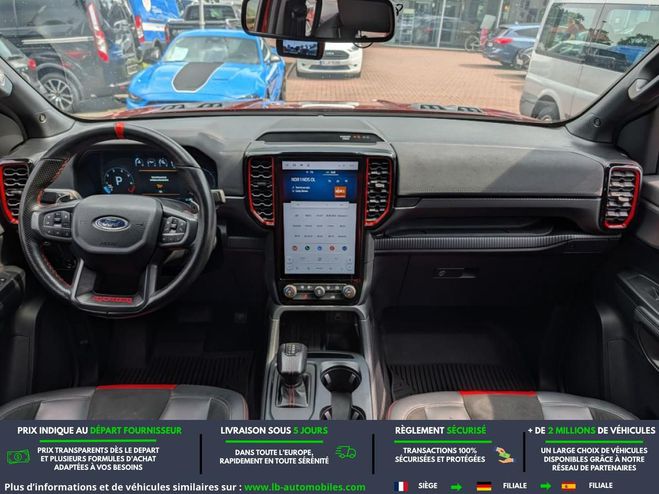 Ford Ranger DOUBLE CABINE 3.0 V6 292 CH BVA Orange M�tallique de 2023