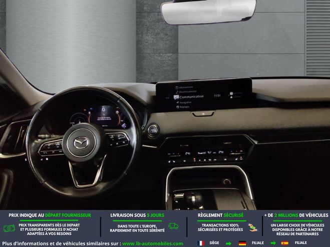 Mazda CX-60 2.5L e-SKYACTIV PHEV 327 ch 4x4 BVA Bleu M�tallique de 2022