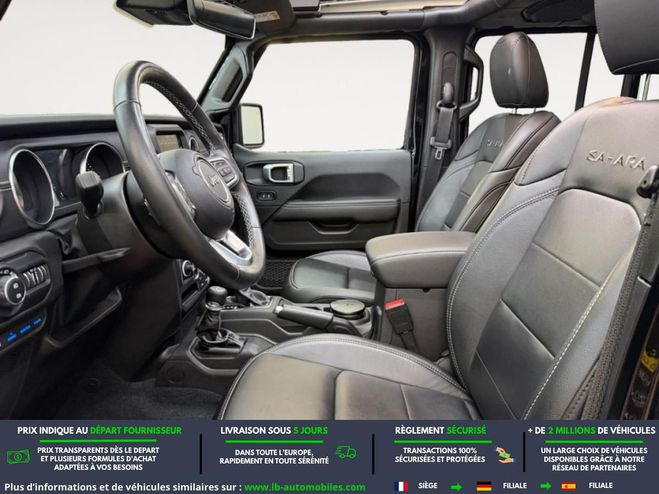 Jeep Wrangler Unlimited 4xe 2.0 l T 380 ch 4x4 BVA Noir de 2023