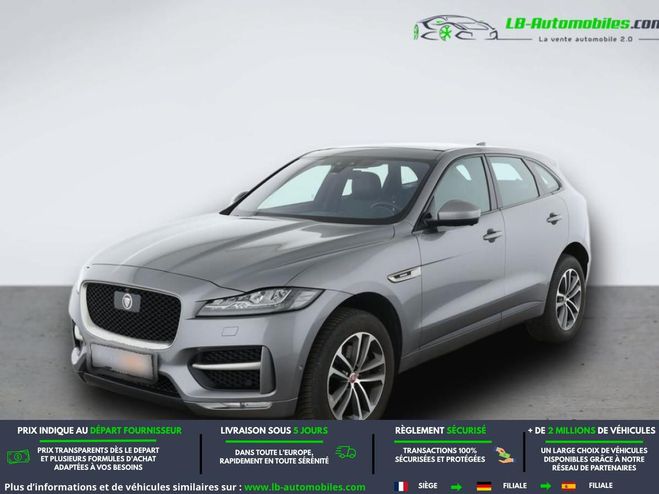 Jaguar F Pace 2.0 - 300 ch AWD BVA Gris M�tallique de 2019