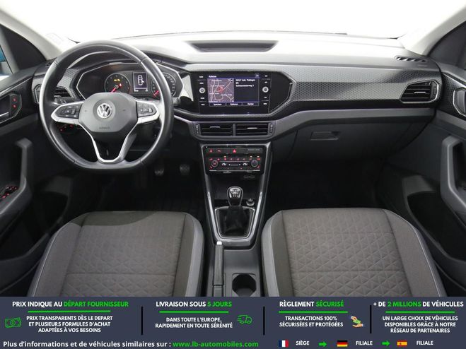Volkswagen T Cross 1.0 TSI 115 Start/Stop BVM Bleu M�tallique de 2019
