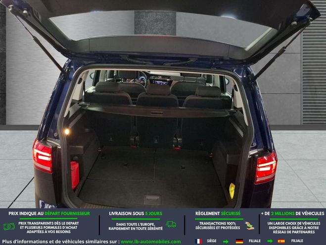Volkswagen Touran 150  BVA 7pl Bleu M�tallique de 2020