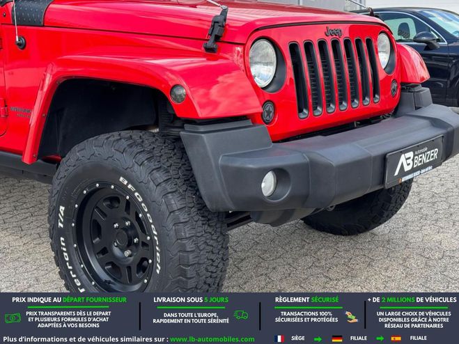 Jeep Wrangler 2.8 CRD 200 - BVA 5 Portes Rouge de 2017