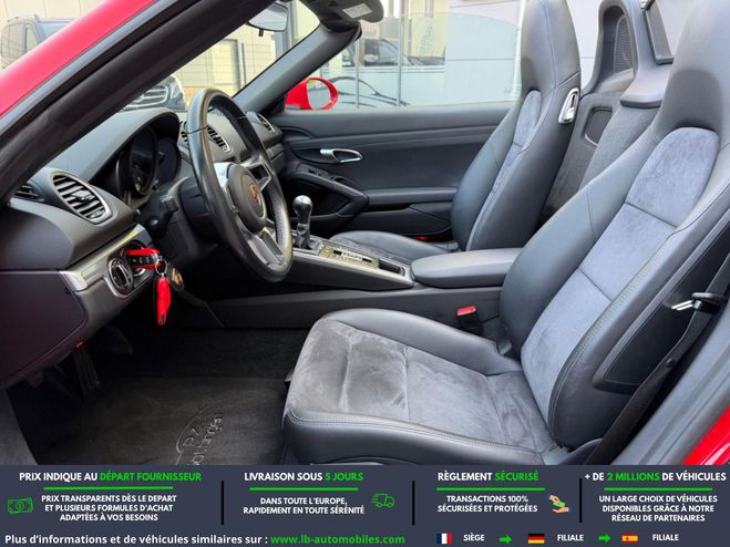 Porsche Boxster T 2.0i 300 ch Rouge M�tallique de 2016