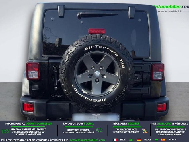 Jeep Wrangler 2.8 CRD 200 - BVA 5 Portes Noir M�tallique de 2012