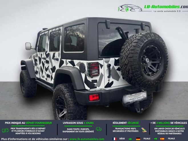 Jeep Wrangler 2.8 CRD 200 - BVA 5 Portes Blanc de 2014