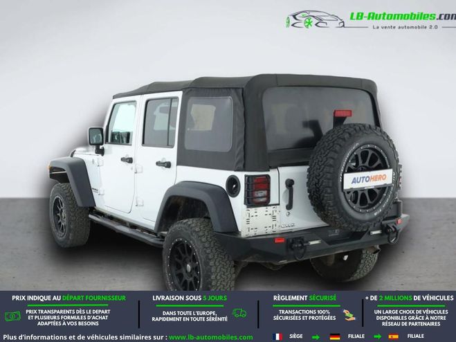 Jeep Wrangler 2.8 CRD 200 - BVA 5 Portes Blanc de 2017