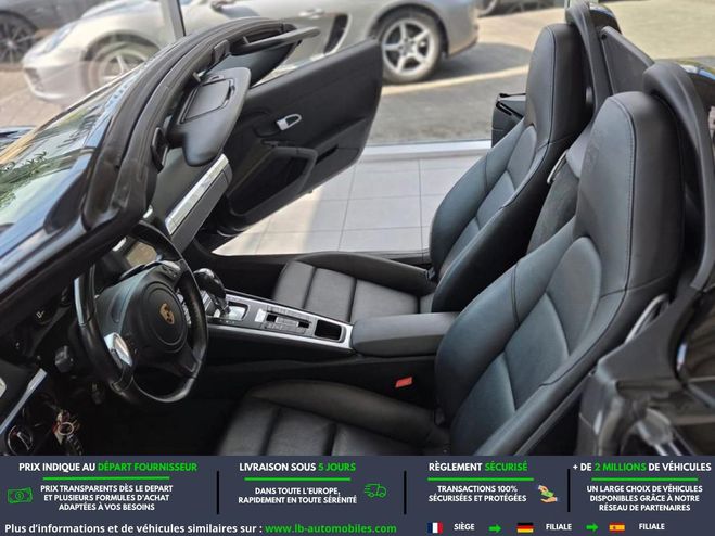 Porsche Boxster T 2.0i 300 ch PDK Noir M�tallique de 2016