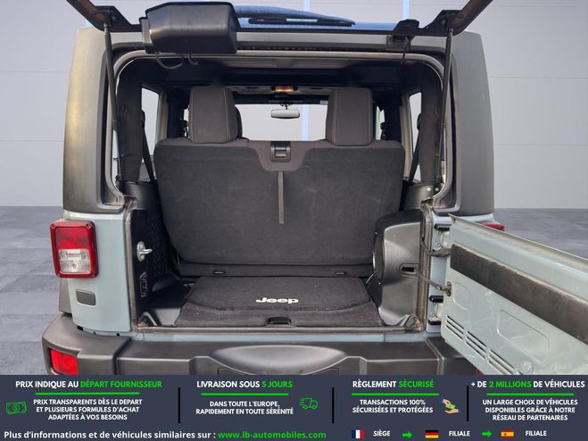 Jeep Wrangler 2.8 CRD 200 - BVA 3 Portes Gris M�tallique de 2014