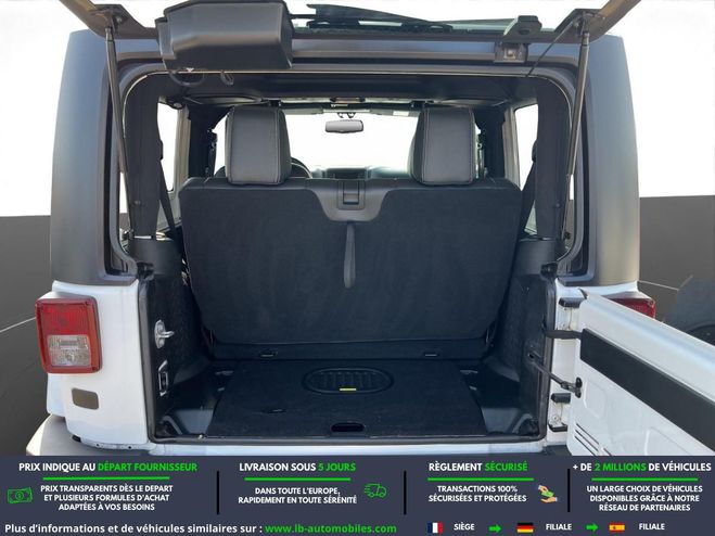 Jeep Wrangler 2.8 CRD 200 - BVA 3 Portes Blanc de 2018