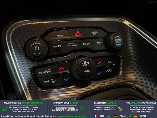 Dodge Challenger 492ch BVA Noir de 2018