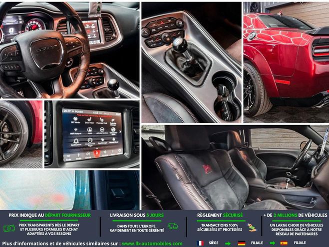 Dodge Challenger 492ch BVA Rouge M�tallique de 2019