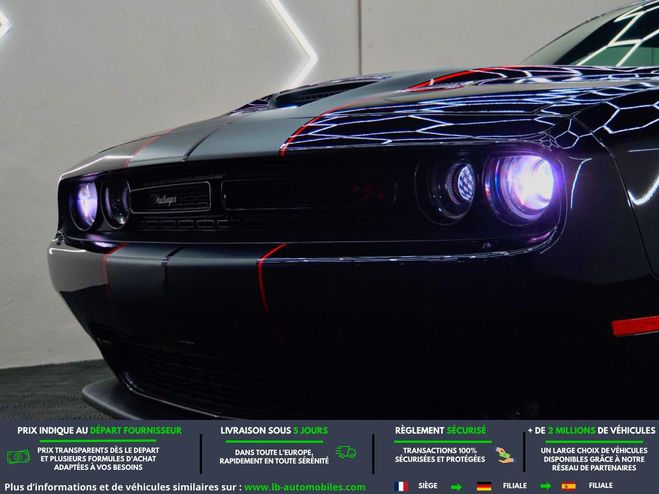Dodge Challenger 492ch BVA SRT 6,4 Noir de 2019