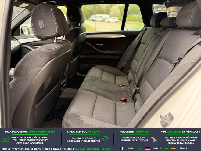 BMW Serie 5 258ch BVA Blanc M�tallique de 2015