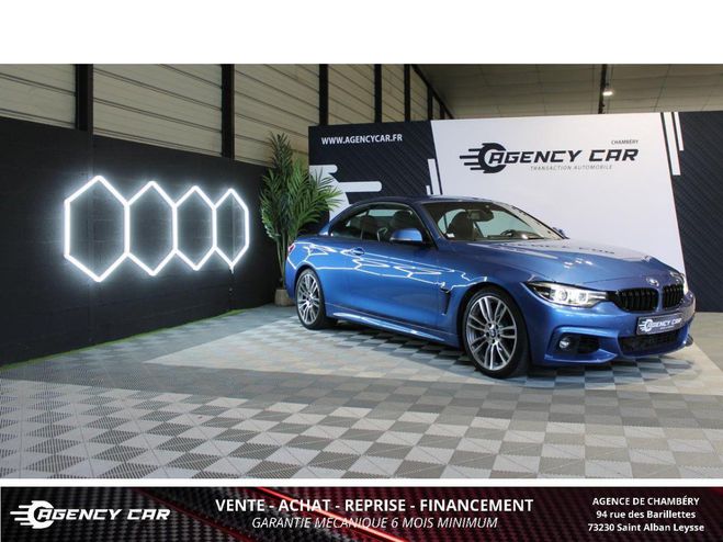 BMW Serie 4 430d Cabriolet M Sport - Sieges chauffan BLEU FONCE de 2018