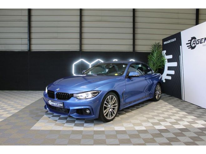 BMW Serie 4 430d Cabriolet M Sport - Sieges chauffan BLEU FONCE de 2018